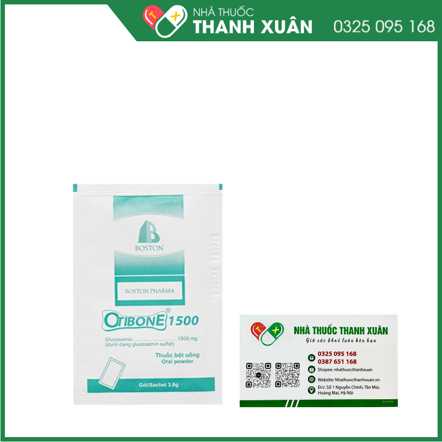 Otibone 1500 giảm các triệu chứng của thoái hoá khớp